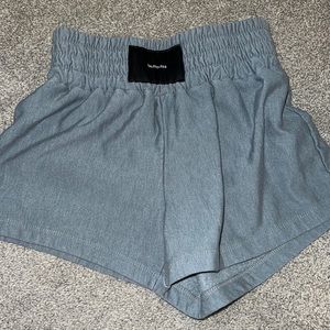 Talentless blue boxer shorts. Never worn. Size small! Super trendy and cute.
